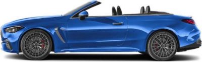 Convertible with distinctive alloy wheels and side vent, sleek and sporty design.
