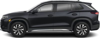 Side profile of a modern SUV with sleek body lines and alloy wheels