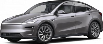 Front side view with sleek headlights and alloy wheels