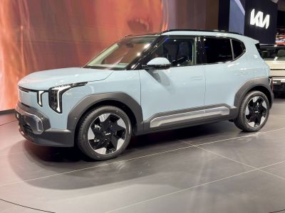 2027 Kia EV2 3/4 front-left view