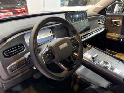 Digital dashboard and touchscreen infotainment in a modern interior