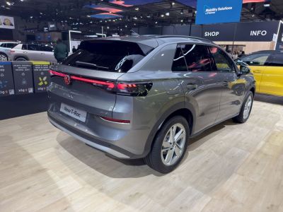 Rear and side profile with LED taillights and aerodynamic shape