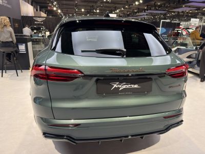 Rear view of a luxury SUV with sleek LED tail lights.
