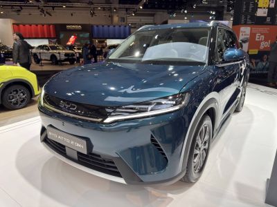 Sleek front exterior with LED headlights and aerodynamic design