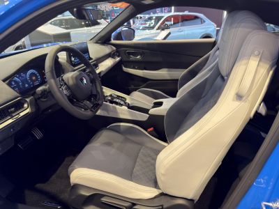 Modern interior with digital dashboard and ergonomic seats