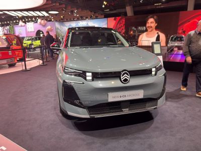 Sleek front fascia with modern LED headlights and unique light elements