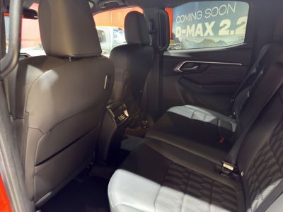 Spacious rear seating area of a modern pickup interior
