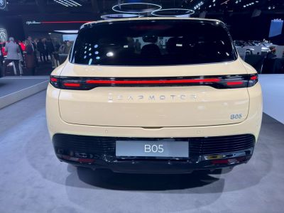 Rear design with LED light strip and sleek bumper