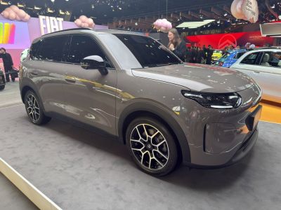Sleek modern SUV with black alloy wheels