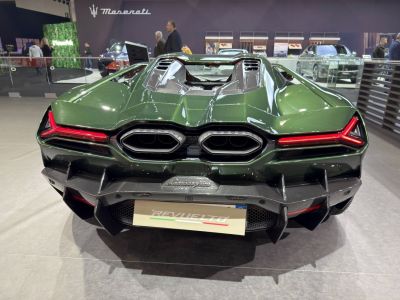 Dual hexagonal exhausts and carbon fiber diffuser at rear