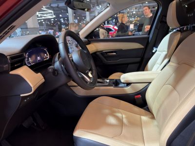Leather seats and steering wheel with digital instrument cluster