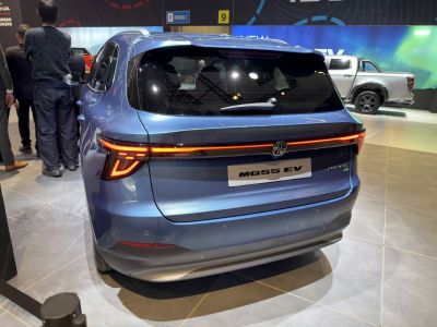 Rear view with LED tail lights and modern SUV design