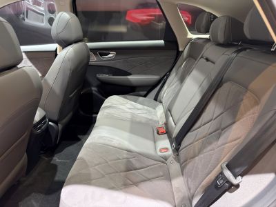 Quilted upholstery and spacious rear passenger seating