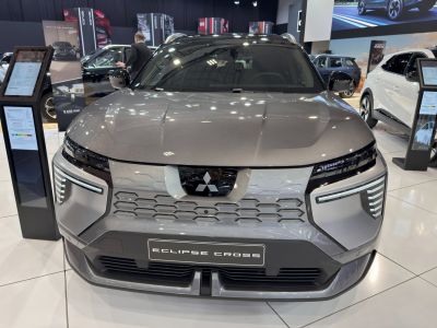 Futuristic front grille and sleek LED headlights with aerodynamic design