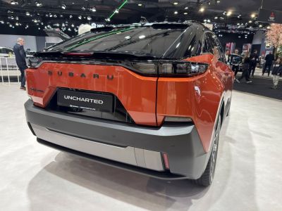 Sleek rear design with modern taillights and angular styling