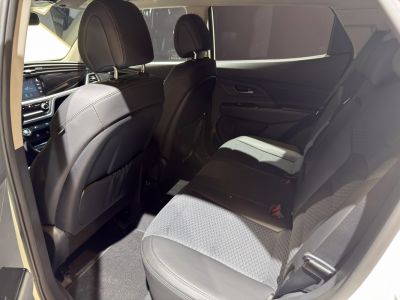 Spacious rear passenger seats with premium upholstery and modern design
