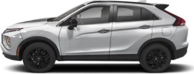 Side profile of electric SUV with black alloy wheels and sharp body lines