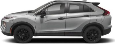Electric SUV side profile with sharp lines and black alloy wheels