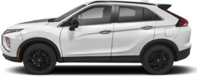 Sleek side profile with black alloy wheels