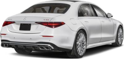 Sleek rear design with quad exhausts and LED tail lights