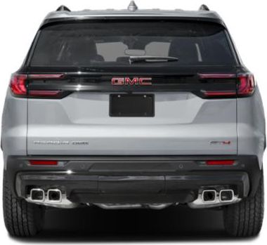 Rear view with quad exhaust and modern tail lights