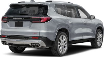 Rear and side view of an SUV with quad exhaust and LED taillights