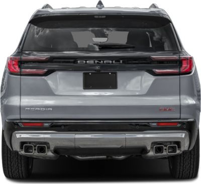 Rear view with quad exhaust tips and distinctive taillights