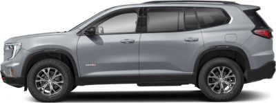 Off-road SUV side profile with rugged tires and sleek body design