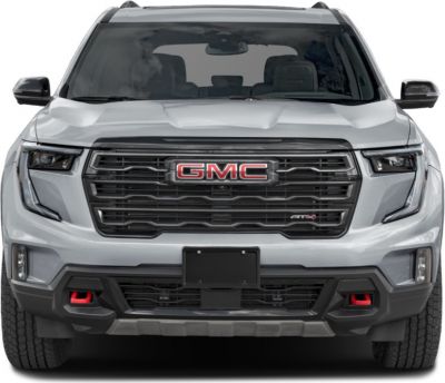 Bold front grille and LED headlights of a modern SUV