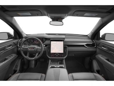 Modern dashboard with large central touchscreen and digital instrument cluster