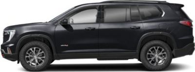 Black SUV side profile with rugged design and modern wheels