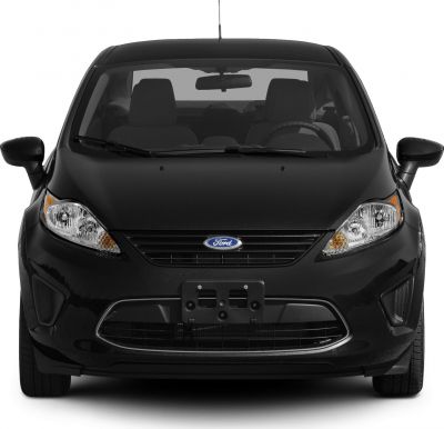 Close-up front view featuring headlights and grille.