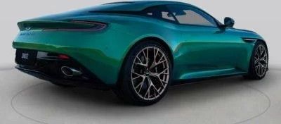 Sleek rear and side view with aerodynamic shape and alloy wheels
