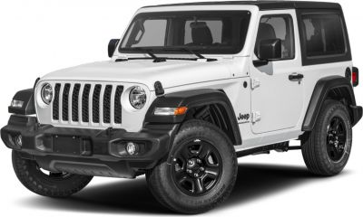 Classic off-road SUV front with round headlights and vertical grille