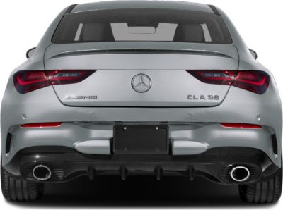 Rear view with LED taillights and dual exhausts