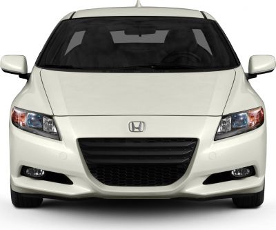 Front view showing grille, headlights, and side mirrors