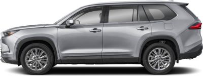 Silver mid-size SUV side profile with alloy wheels and modern design.