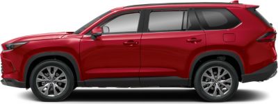 Side profile of a modern SUV with sleek lines and alloy wheels