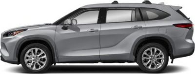 Side profile of mid-size SUV with smooth aerodynamic design