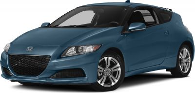 Sporty hatchback front with sleek headlights and large grille