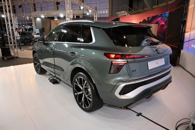 Sleek SUV rear with distinctive LED taillights