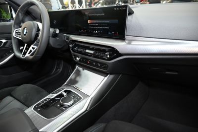 Digital dashboard display and advanced central control console.