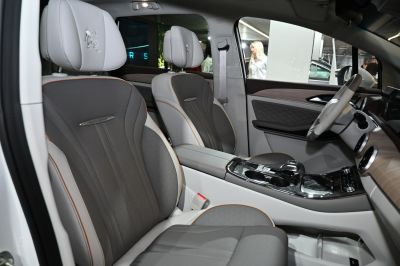 Premium leather seats with modern dashboard and center console