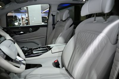 Premium quilted leather seats and modern luxurious interior design