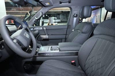 Premium leather seats and modern digital dashboard