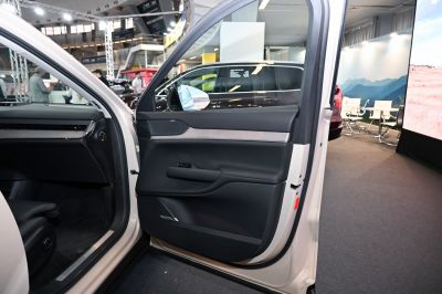 Interior door panel with modern and premium design