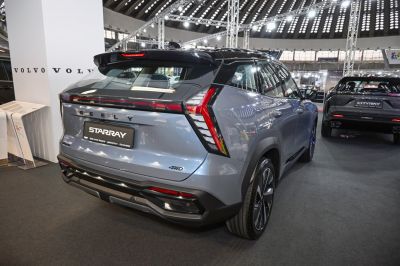 Rear design and tail lights of a modern 4WD SUV.