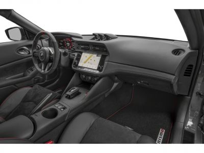 Digital driver display, touchscreen infotainment, sporty cockpit design