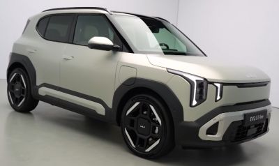 Vertical LED headlights and geometric wheel design with two-tone body trim
