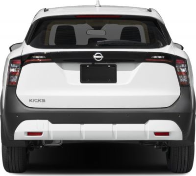 Rear view with updated taillights and bumper design